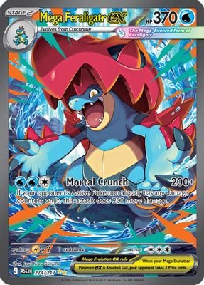 Mega Feraligatr ex – 274/217 #274/217 (ME: Ascended Heroes)