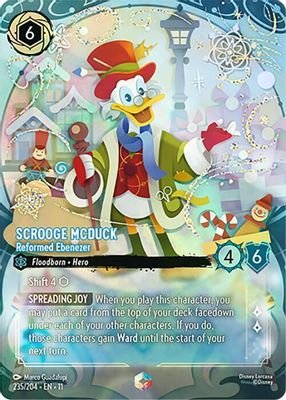 Scrooge McDuck – Reformed Ebenezer (Enchanted) #235/204 (Winterspell)