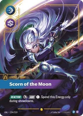 Diana – Scorn of the Moon (Overnumbered) #234/219 (Unleashed)