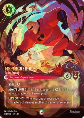 Mr. Incredible – Super Strong (Enchanted) #234/204 (Wilds Unknown)
