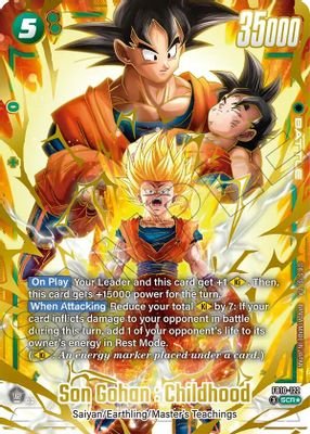 Son Gohan : Childhood – FB10-122 (Alternate Art) #FB10-122 (Cross Force)