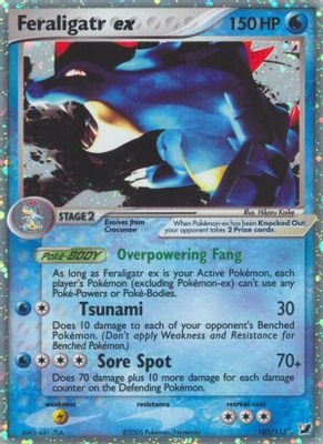 Feraligatr ex #103/115 (Unseen Forces)