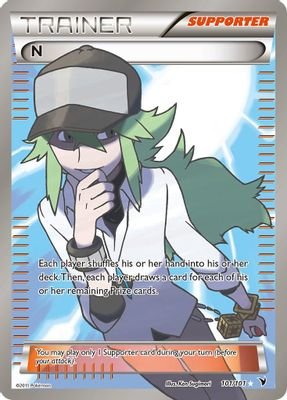 N (Supporter) (Full Art) #101/101 (Noble Victories)